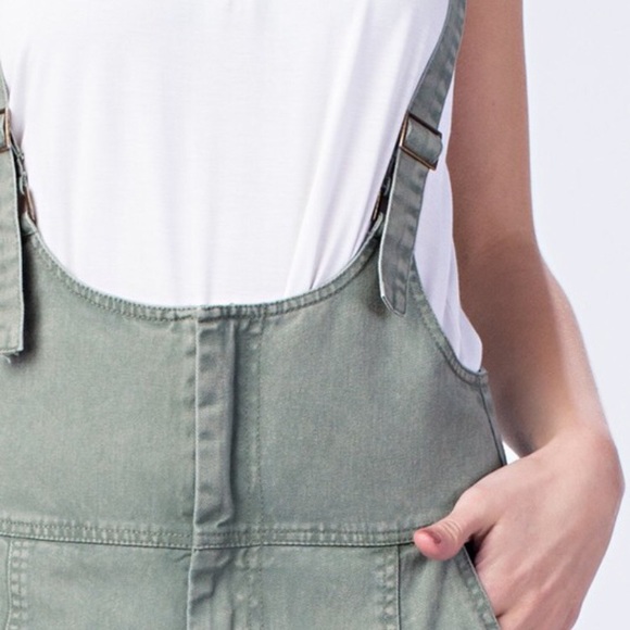 NWT Olive green Overalls - Picture 5 of 6